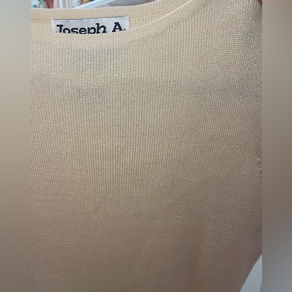 Vintage Joseph A Silk Metallic Top - Picture 3 of 5